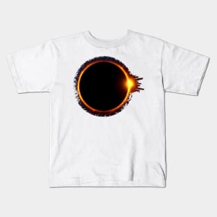 Total Solar Eclipse Totality 4.08.24 April 8, 2024 Kids T-Shirt